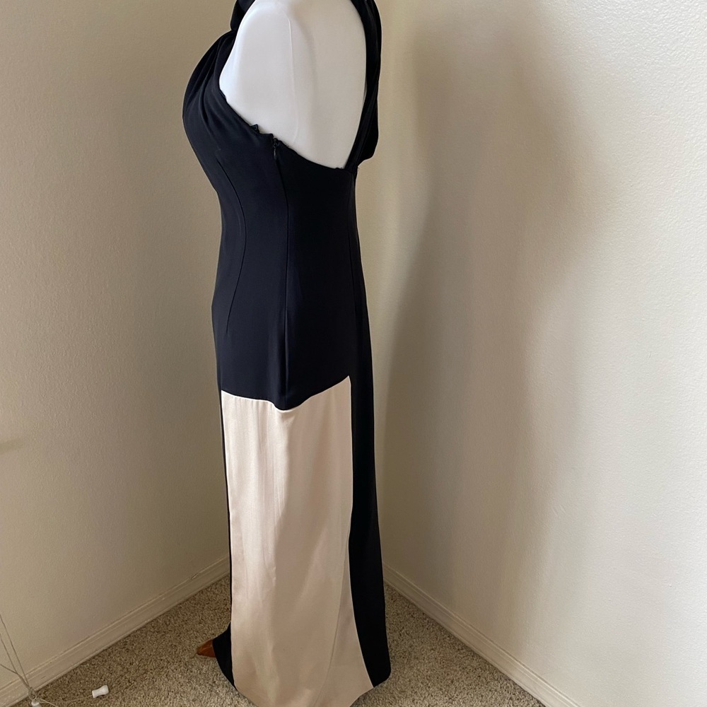 Abaete Halter Color Block Maxi Dress - Picture 4 of 8